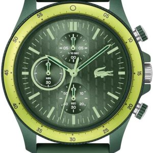 LACOSTE NEO HERITAGE MENS GREEN DIAL GREEN ALUMINUM WATCH - 2011328-01 LACOSTE NEO HERITAGE MENS GREEN DIAL GREEN ALUMINUM WATCH - 2011328