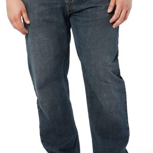 SIGNATURE BY LEVI STRAUSS & CO. GOLD LABEL MEN'S BIG & TALL RELAXED FIT-01 SIGNATURE BY LEVI STRAUSS & CO. GOLD LABEL MEN'S BIG & TALL RELAXED FIT FLEX JEANS, (NEW) MYSTIC MAZE-STRETCH WAISTBAND, 50Wx32L