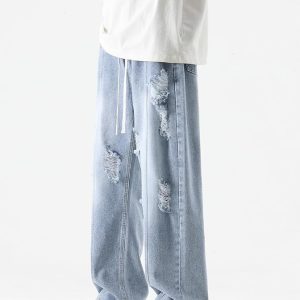 Teenager Boy Distressed Jeans Men‘s Hip Hop Jeans-03 TEENAGER BOY DISTRESSED JEANS MEN'S HIP HOP